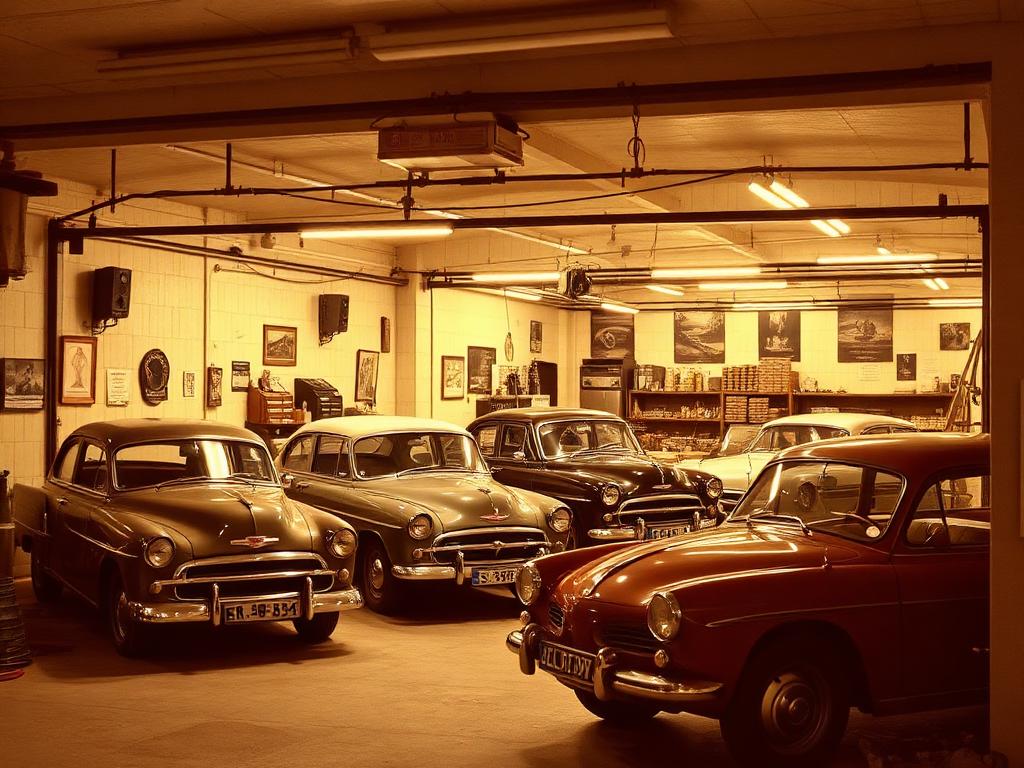 Vintage Maltese garage from the 1970s